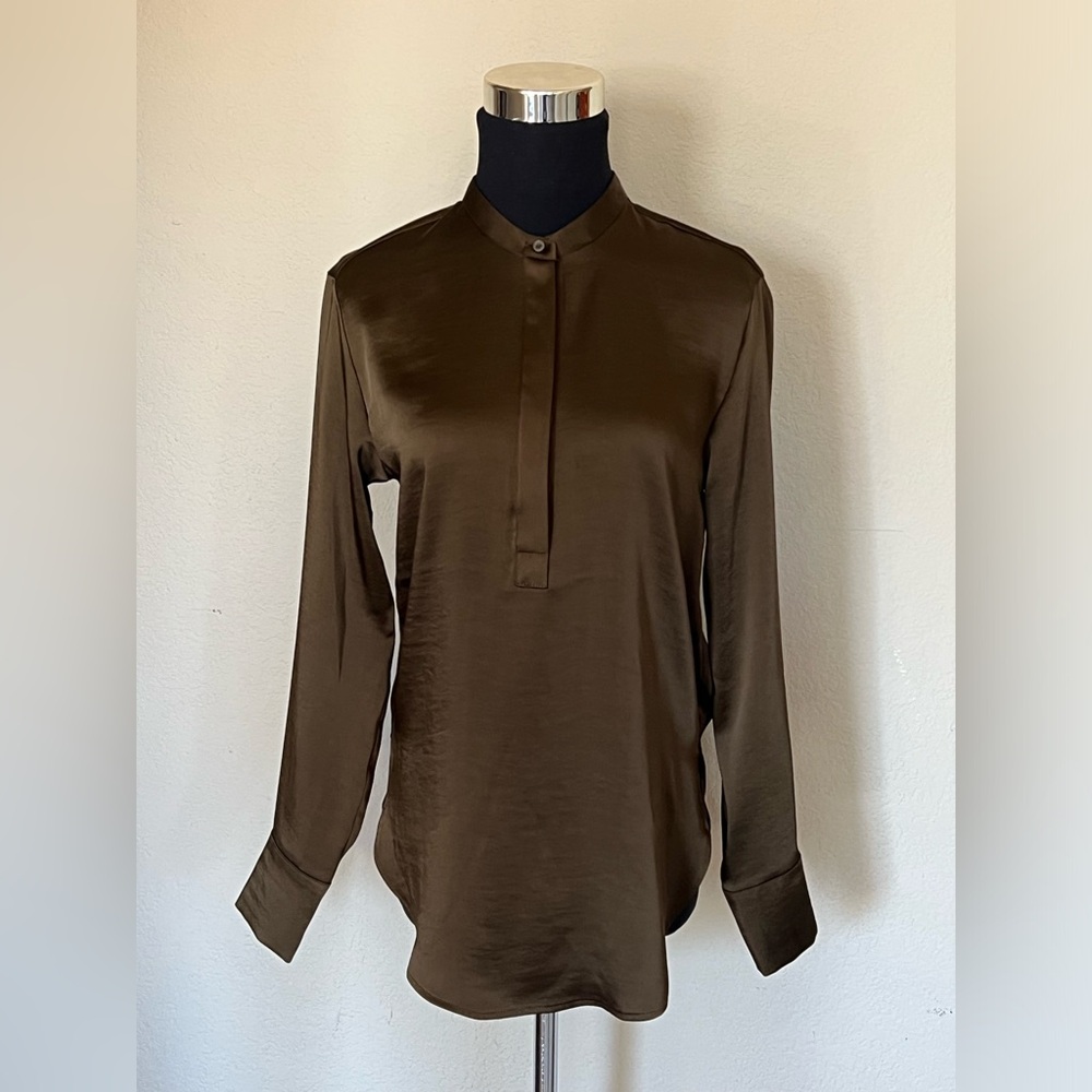 Banana Republic Dark Brown Casual Button Down Shirt